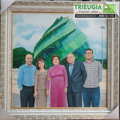 TRANH CHÂN DUNG GIA ĐÌNH 04