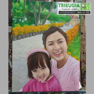 TRANH CHÂN DUNG GIA ĐÌNH 16